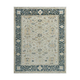 Multi Size Beige, Blue, Gray Color Hand Knotted Oushak Wool Traditional Oriental Rug